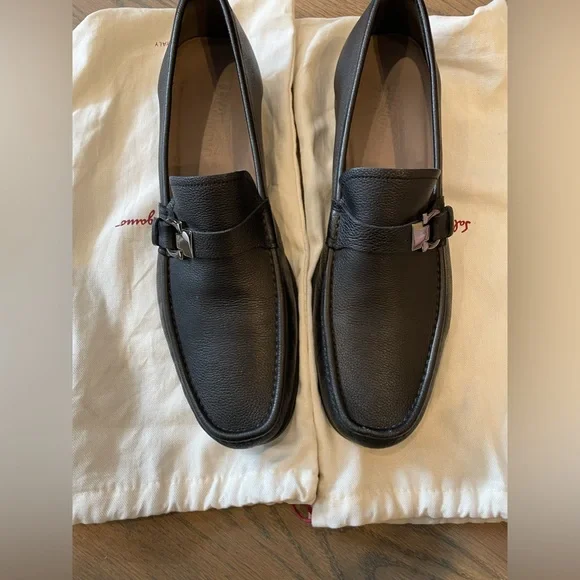 Men\'s Salvatore Ferragamo Adam Loafer 11.5 E Ferragamo - Adam Brown Sugar Suede Bit Loafer | Mitchell Stores main image 3
